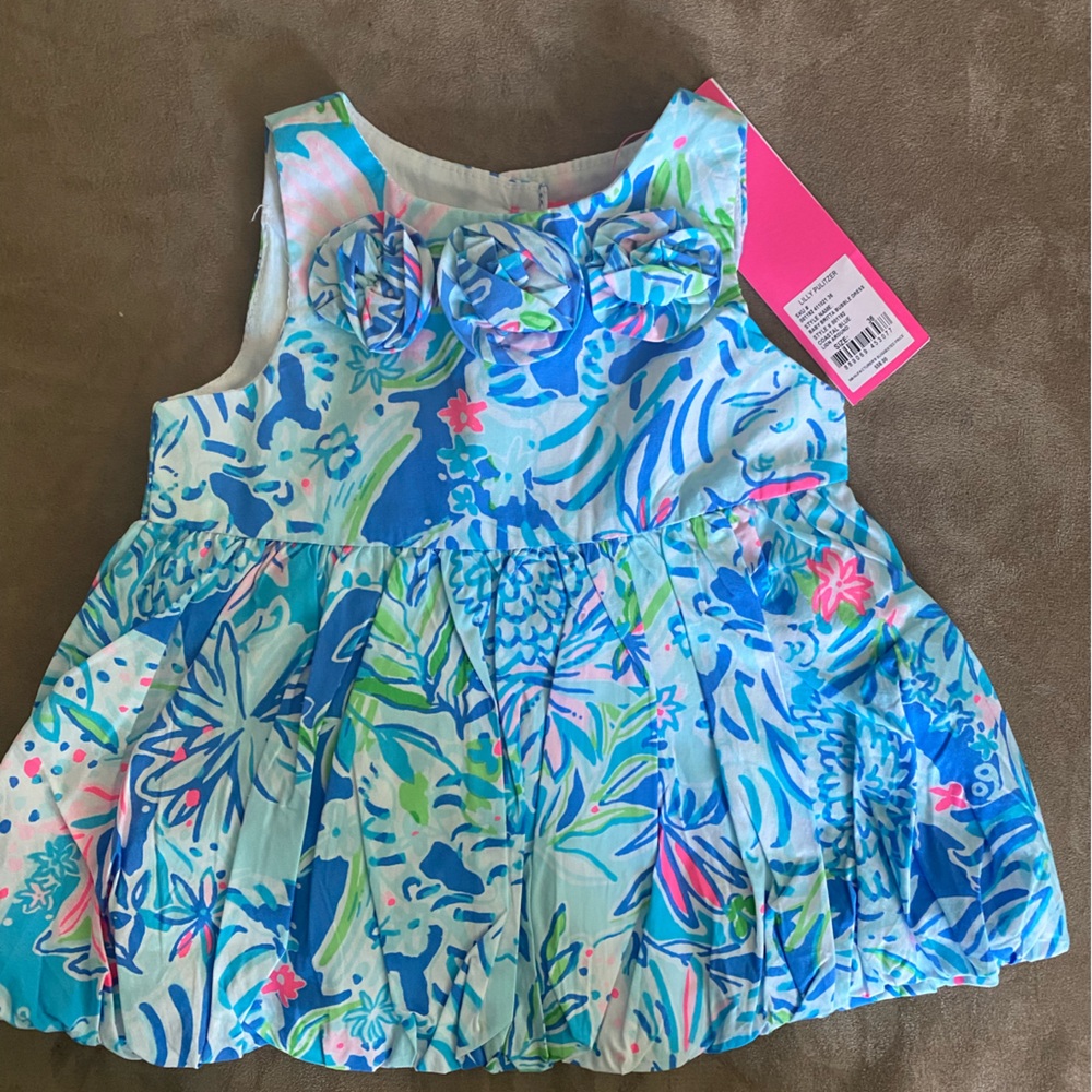 Lilly Pulitzer baby dress and bloomer 3-6 months
